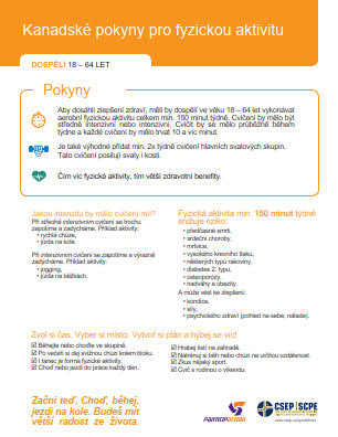 Kanadské pokyny pro fyzickou aktivitu (česky)